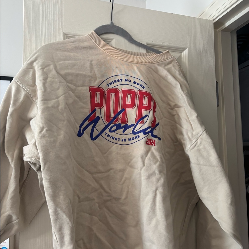 Cream Poppi World Sweatshirt